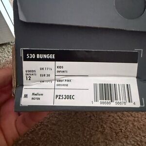 New Balance Kids Sneakers in Grey and Pink